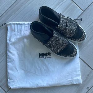 Maison Margiela glitter high tops